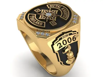 Harley-Davidson Ring Code-CGH001 3D print model