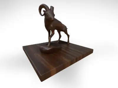 Interior Decoration Animal Set Free 3D model