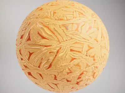 Rattan Woven HQ PBR Textures Set Texture