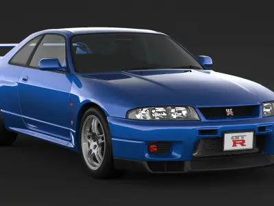 Nissan Skyline GT-R R33 3D model