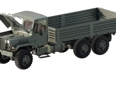 M939 series 5-ton 6 by 6 truck 3D model