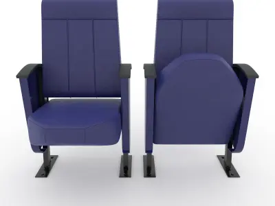 Stadium Seats 4 3D model