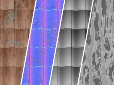 Roof Tile Materials 54- Concrete Roofing by Sbsar generator Texture