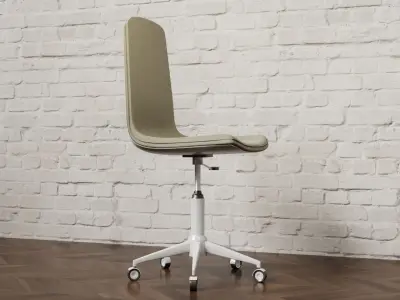 Office Chair Low-poly 3D model