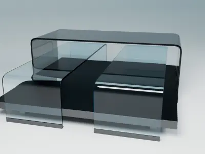 coffee table 3D model 12
