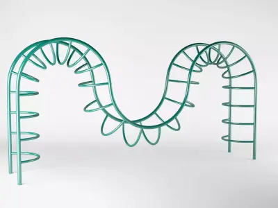 Playground Monkey Bars 3D model