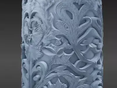 Luxury Candle Design for Artists And Mold Makers 3D print model
