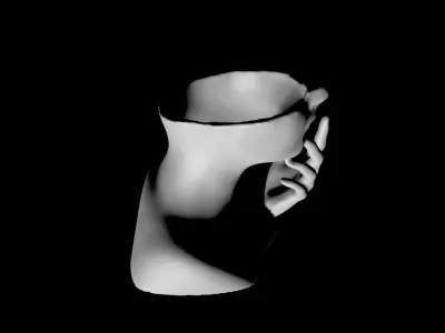 Greek vase 3D print model