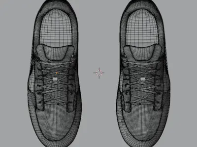 Nike SB force 58 premium shoes 3D model