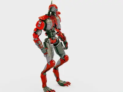 VILLAIN DROID CHAOS  Rigged for Unreal Engine - Unity - MIXAMO  3D model