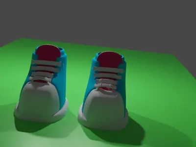 sneaker  Low-poly 3D model