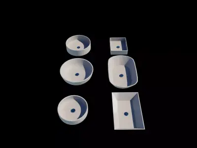Vessel sink 3D model
