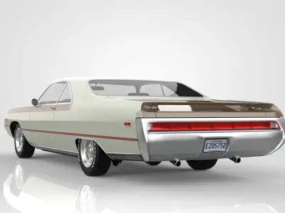 1970 Chrysler 300 Hurst 3D model