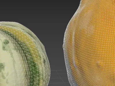 Gourds for Fall Decor 3D model