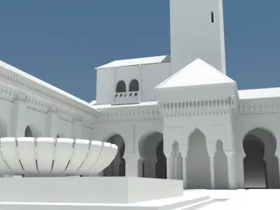 Al-Qarawiyyin Mosque 3D 3D model