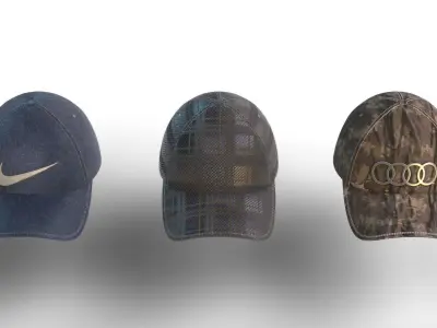 Baseball Cap Low-poly 3D model