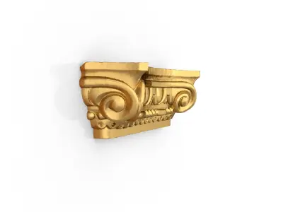 Classic carved decor ornament 477 3D print model 3D print model