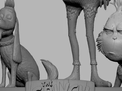 Grinchs Morning Coffee 3D print model