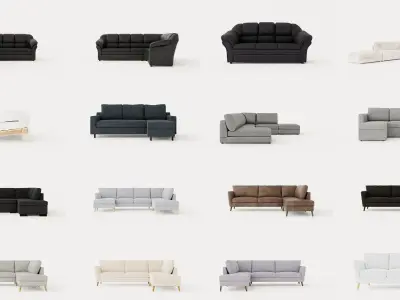 Collection of Sofa - 135 Models