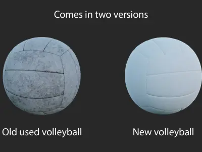 Volleyball Free low-poly 3D model