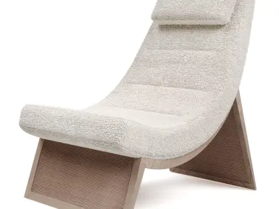 McGuire furniture Sway lounge chair 3D model