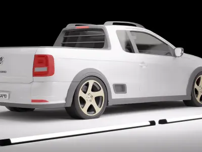 Saveiro Volkswagen Turbo 3D Model 3D model