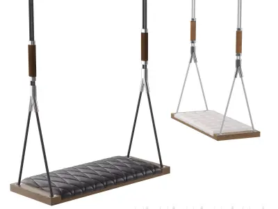 svvving swing chair - bedroom furniture sets home 3D model