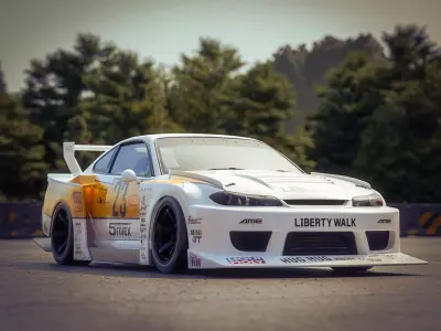 Nissan LB-Super Silhouette S15 SILVIA 3D model