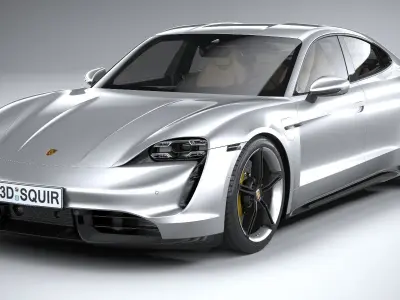 Porsche Taycan 2020 3D model