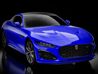 Jaguar F-Type Luxury Sports car 3D model