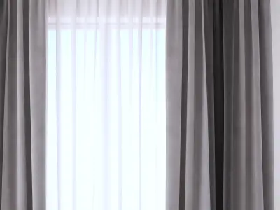 Set 98 Curtains 3D model
