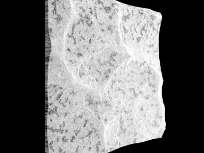 481-RockPanel sandstone wall art 3D model