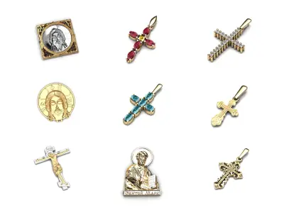 RELIGIOUS PENDANT IN 3DM 3D print model