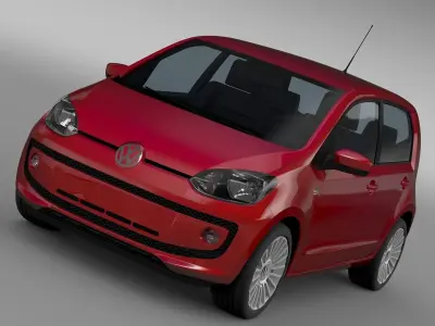 VW UP 5 door 2012 3D model