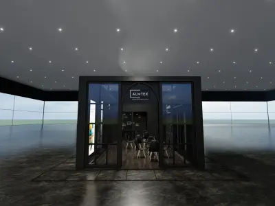 15x5 Exhibition Stand  3D model