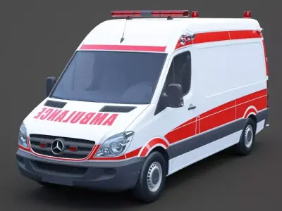 Mercedes Benz Sprinter Ambulance 3D model