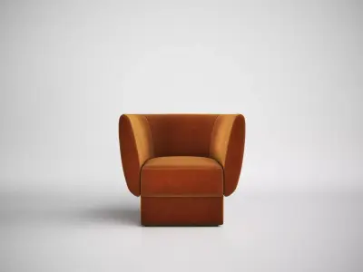 Klay Armchair By Charlotte Biltgen 3D model