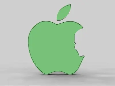 Apple Logo 2 Free 3D model