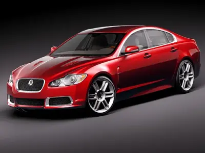 Jaguar XFR 3D model