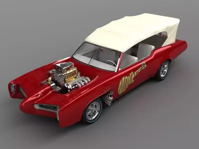 Monkee Mobile 3D model