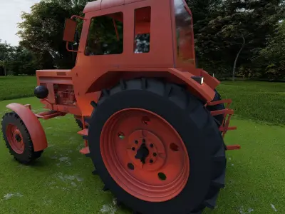 Tractor belarus mtz 80 3D model