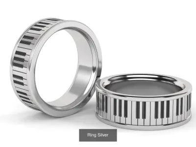 Men Ring Collection 3D Model Pack