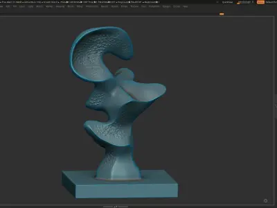 Modern Abstract Decorative sculpture 3d print model 3D print model purchase