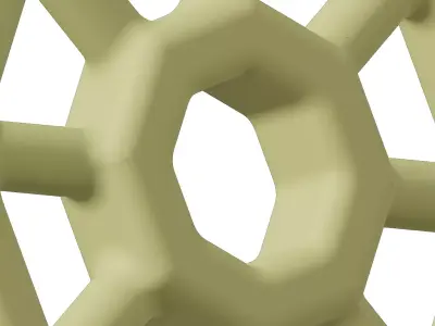 Plastic Luxurious Pendant 3D model