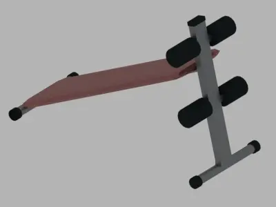 3D gym equipment Free 3D model