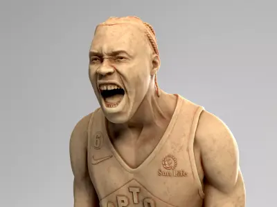 Scottie Barnes Statue - NBA Basketball Player Figurine  3D print model