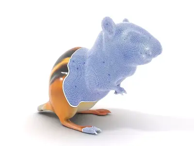 Realistic Chipmunk Creature model pack Low-poly 3D model