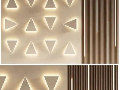 Wall 3D panel 11 3D model