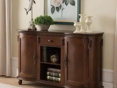 Bull Fitu Drawer Buffet Table 3D model