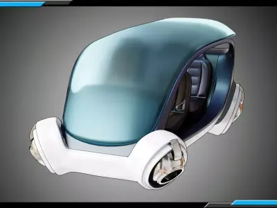 Simplistic Flying Vehicle 24 3D model